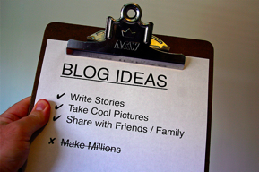 blog ideas